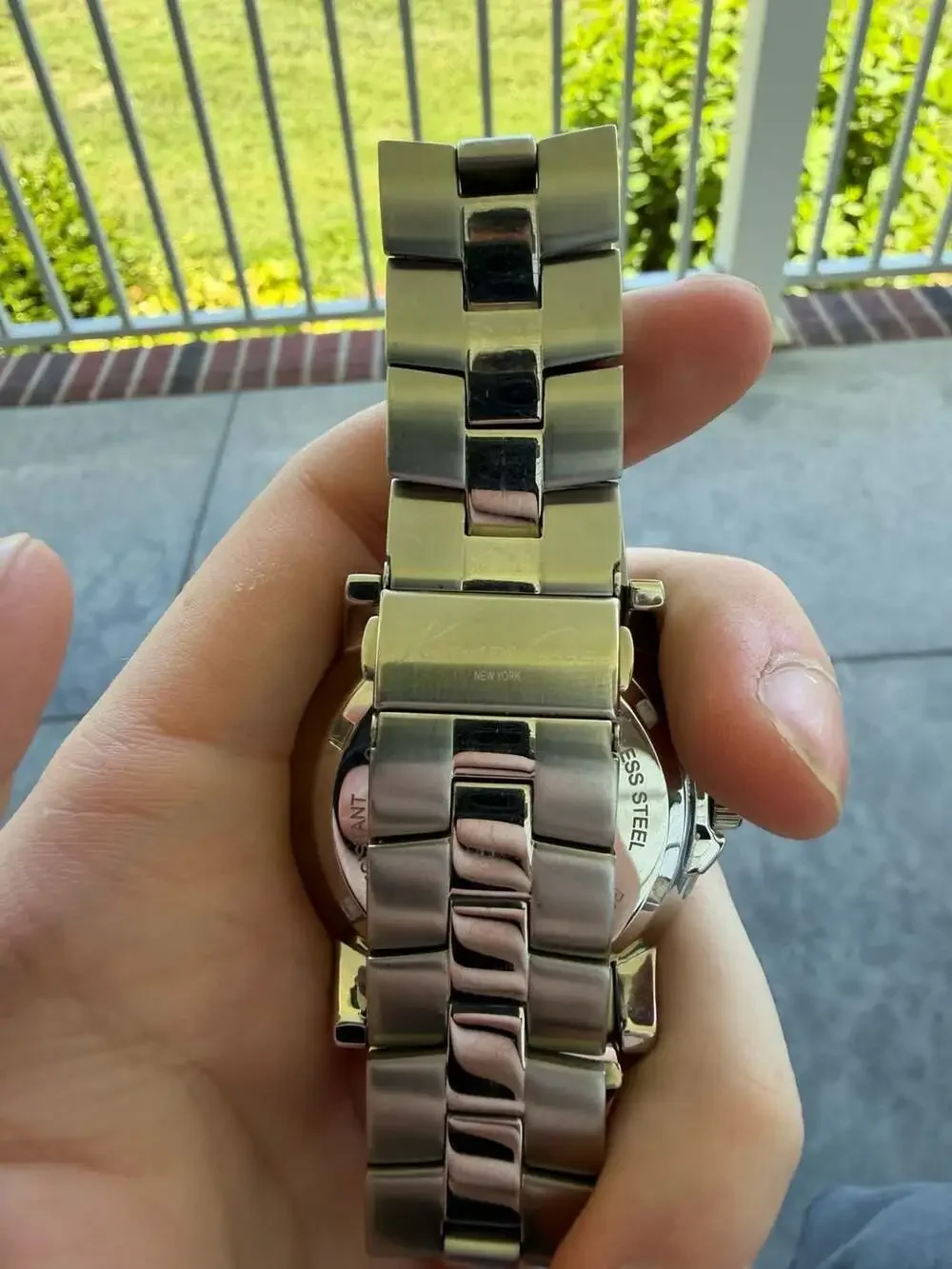 Kenneth Cole New York KC3828 Automatic Skeleton Stainless Steel Watch